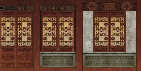 金山隔扇槛窗的基本构造和饰件